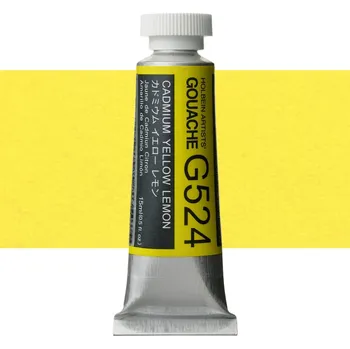 Vodová barva Kvašová barva Holbein 15ml - Cadmium Yellow Lemon