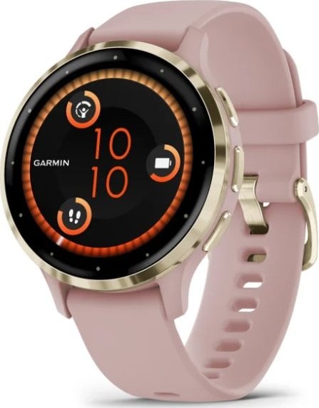 Garmin Venu 3S Cream Gold / Dust Rose, Silicone Band 010-02785-03