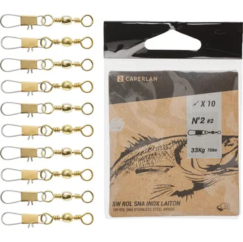 CAPERLAN Obratlík s karabinkou Snap Inox SW 10 ks 2