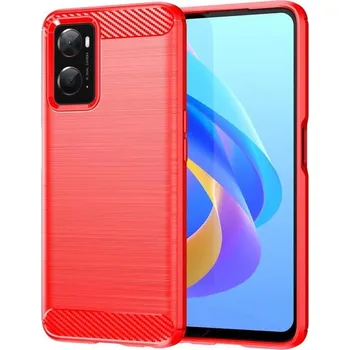 Pouzdro na mobilní telefon Fiber odolný gelový obal na mobil Realme 9i - červený
