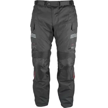 Moto kalhoty TOKTAM BK - textilní černé moto kalhoty A-PRO - 40 XL