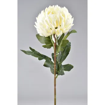 umělá květina Chryzantéma krémová 72 cm (137333 001 CH03266 chryzantéma krém)