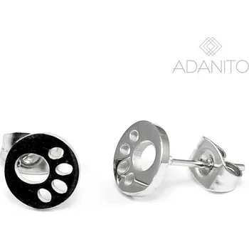 Náušnice Náušnice z chirurgické oceli tlapka