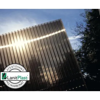 Polykarbonátová deska LANIT PLAST Marlon ST LONGLIFE TW 6mm polykarbonátová deska bronz 2,10x4m PK27-12