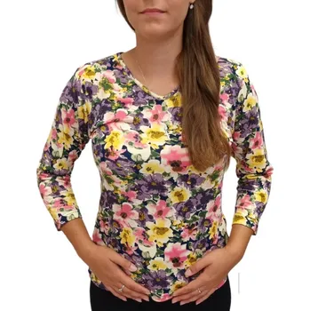 Dámská halenka Halenka UOMO & DONNA macešky Velikosti Uomo a Donna: 42