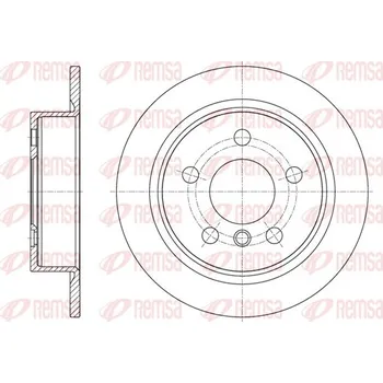 Brzdový kotouč Brzdový kotouč REMSA 61618.00