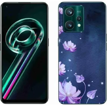 Pouzdro na mobilní telefon Gelový obal mmCase na mobil Realme 9 Pro+ 5G - padající květy