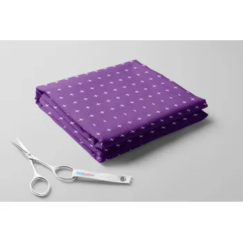 Fleece antipiling, Křížky Barva: Fialová