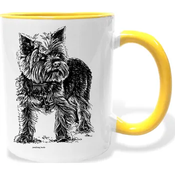 Hrnek - Jorkšírský teriér Barva: Žlutá