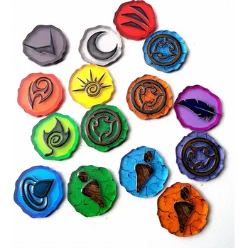 Příslušenství k deskovým hrám Poland Games Token and Markers: Spirit Island – Jagged Earth Token Set (ERA89285)