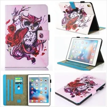 Pouzdro na tablet Charmi PU kožené pouzdro na iPad Pro 9.7 - sova a srdíčka