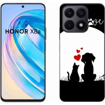Pouzdro na mobilní telefon Gelový obal mmCase na mobil Honor X8a - zvířecí láska