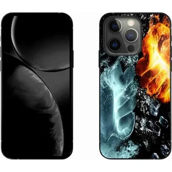 Pouzdro na mobilní telefon Gelový kryt mmCase na mobil iPhone 13 Pro 6.1 - voda a oheň