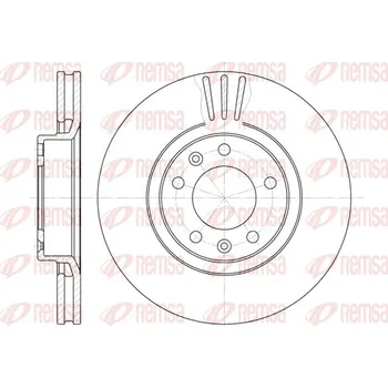 Brzdový kotouč Brzdový kotouč REMSA 6307.10