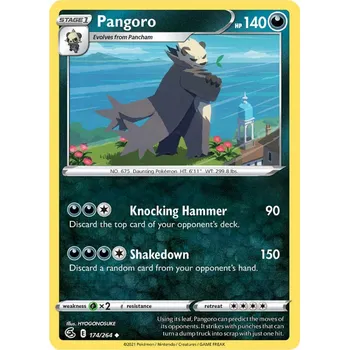 Sběratelská karetní hra Pokémon karta Pangoro 174/264 - Fusion Strike