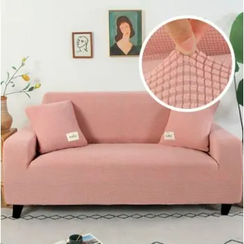 Napínací potah Žakárové potahy na pohovky Barva: Růžová, Velikost: křeslo (90-130 cm)