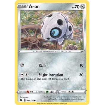 Karetní hra Pokémon karta Aron 087/159 - Crown Zenith