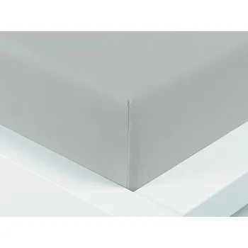 Prostěradlo XPOSE® Jersey prostěradlo Exclusive - světle šedé 180x200 cm, Jersey + Prodloužená možnost vrácení zboží do 50 dnů
