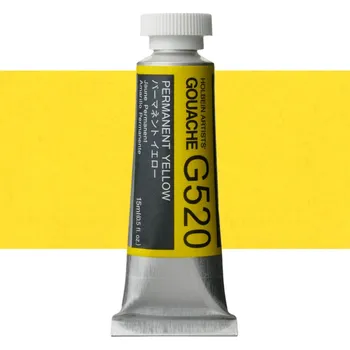 Vodová barva Kvašová barva Holbein 15ml - Permanent Yellow