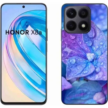 Pouzdro na mobilní telefon Gelové pouzdro mmCase na mobil Honor X8a - fialový květ
