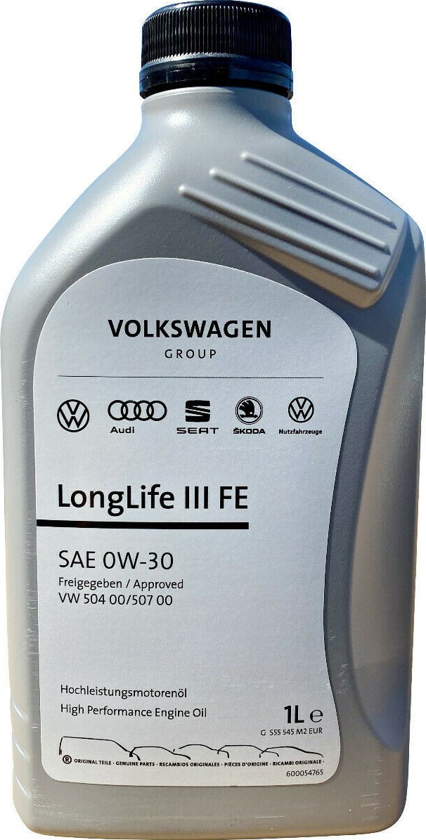 Volkswagen VW VAG GS55545M2 Longlife III FE 0W-30 1l velikost balení: 1l stáčený