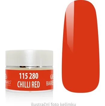 Umělé nehty UV/LED gel barevný - Chilli Red 5g