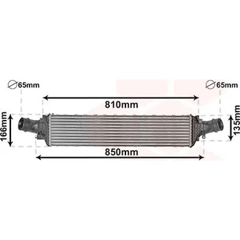 Chladič motoru Chladič turba VAN WEZEL 03004406