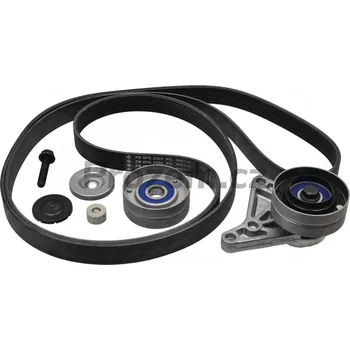 Rozvod motoru Sada kladka (s délkou závitu 12 mm), napínák řemene, napínací kladka a řemen 2525 mm pro John Deere, AL166835, AL156090, AL157596, L114293