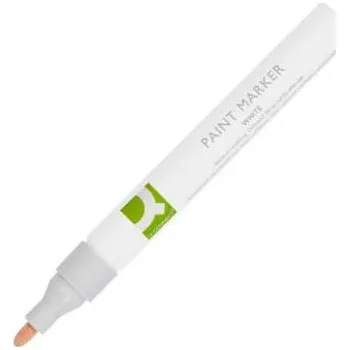 Lakový popisovač Q-Connect - 2,0 - 3,0 mm, bílý