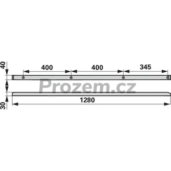 Pilová lišta Vodící lišta řetězu pro Claas, 7659700