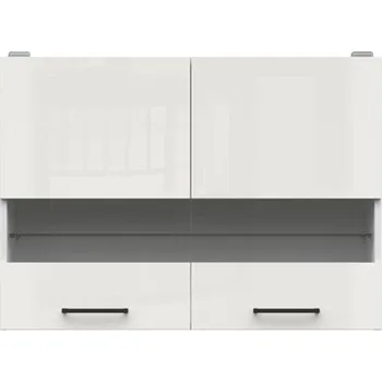 Kuchyňská skříňka Junona Line Tafla skříňka G2W/80/57, bílá/bílá křída lesk