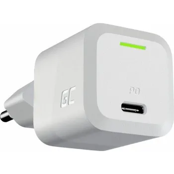 USB Charger Green Cell PowerGaN 33 W PD 3.0 QC 3.0 1x USB-C white