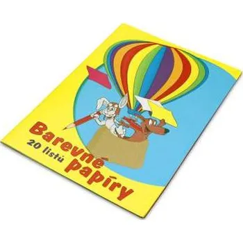 Barevný papír Pestrobarevné papíry STEPA A4 - složka 20 listů, 10 barev