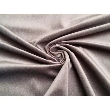 BYTEMA Sametová dekorační látka RIVIERA TM. HNĚDÁ tmavě hnědá 29