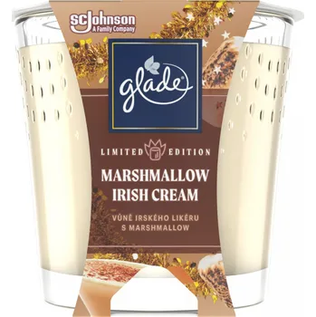 Glade Vonná svíčka ve skle 129 g, Marshmallow Irish Cream