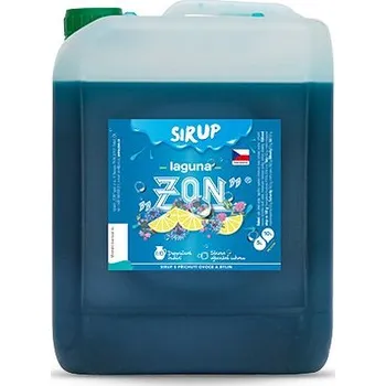 Sirup ZON- sirup Laguna - s příchutí ovoce a bylin. Kvalitní sirup s doporučeným ředěním 1:10.