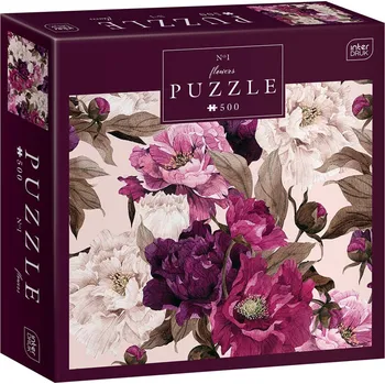 Puzzle Interdruk Pivoňky 500 dílků