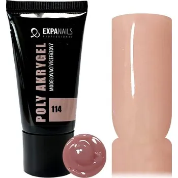 Umělé nehty Poly akrygel v tubě č.114 - Nude-tělová 30 g