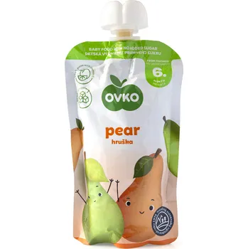 Příkrm hruška - kapsička 120 g OVKO