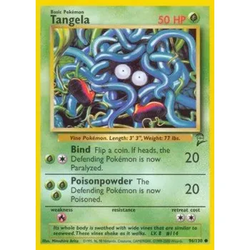 Karetní hra Pokémon BS2 096/130 Tangela - Base Set 2 Stav: Excellent