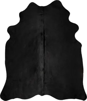 Koberec Koberec z pravé hovězí kůže 284341 černý 150 x 170 cm
