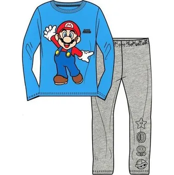 PYŽAMO SUPER MARIO 112c modro - šedé Velikost: 110