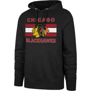Pánská mikina 47 Brand Mikina 47 Burnside Chicago Blackhawks SR, Velikost L 638333