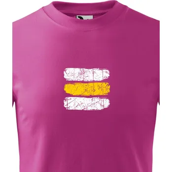 Chlapecké oblečení Dětské tričko Turistická značka - žlutá, Barva Purpurová, Velikost 158 cm/12 roků, Canvas Dětské tričko Bezvatriko.cz 2079