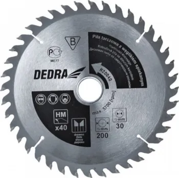Pilový kotouč DEDRA EXIM Dedra H14024 Pilový kotouč s SK 140x20mm 24 zubů