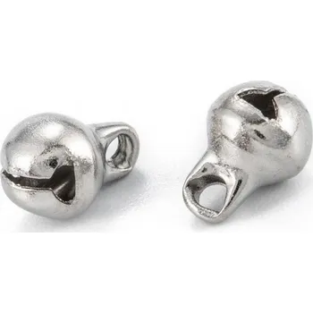 Přívěsek Přívěsek z nerezové oceli - rolnička 8,5x6 mm,