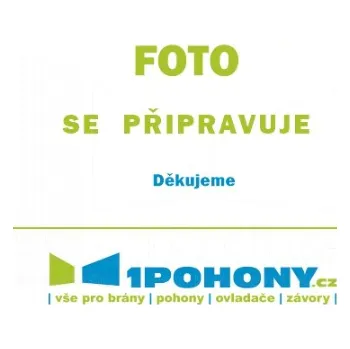 Pohon brány Somfy Řemenová vodicí kolejnice, test 36,5k cyklů, 3,5m dvoudílná