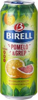 Nealkoholické pivo Birell - pomelo a grep, 24x 0,5 l, plech