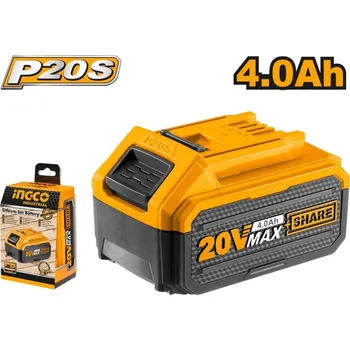 Baterie Li-Ion FBLI2002, 4,0Ah pro INGCO AKU 20V SYSTEM P20S KLC