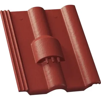 betonová krytina KM BETA Beta Elegant kabelových prostupů višňová 1 ks